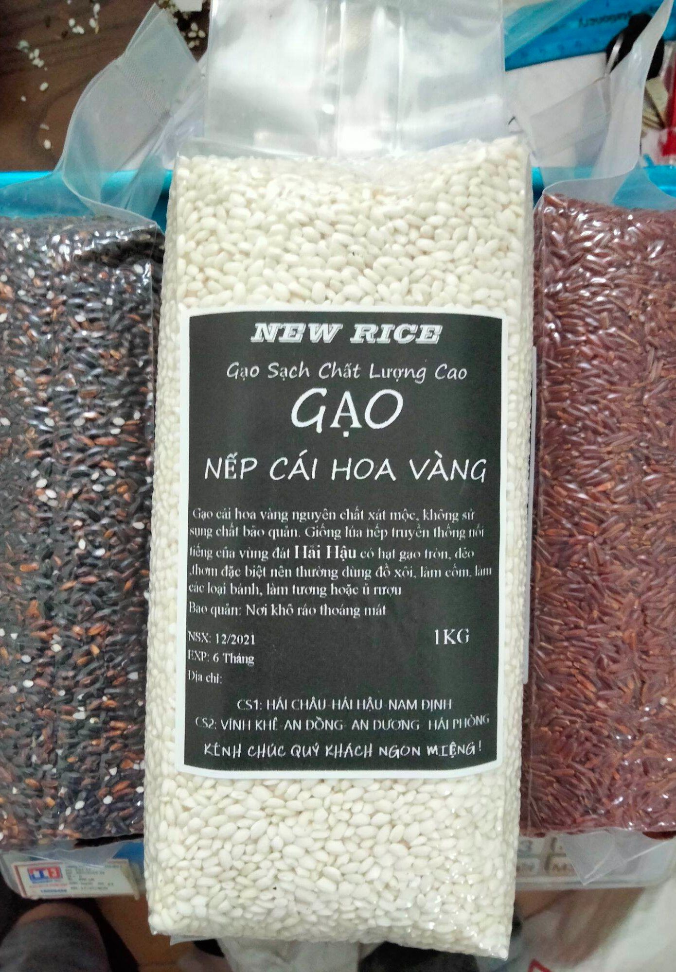 Gạo nếp cái hoa vàng Đặc sản Hải Hậu-Nam Định