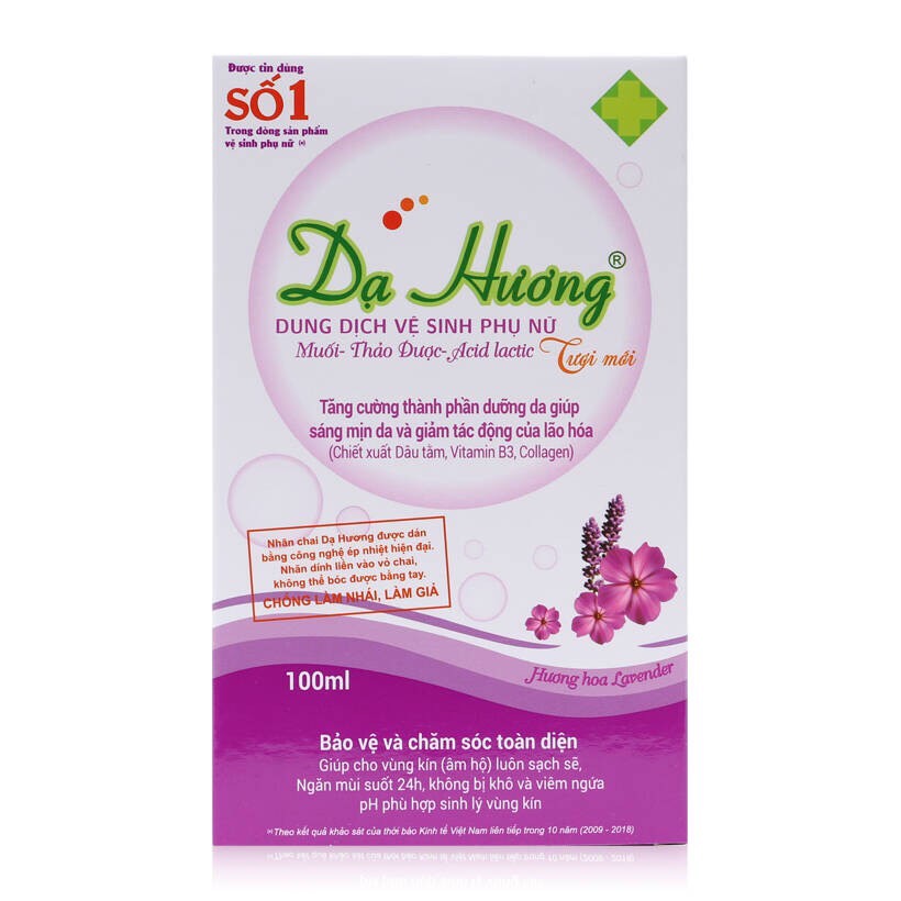 Dung dịch vệ sinh phụ nữ Dạ Hương 100ml