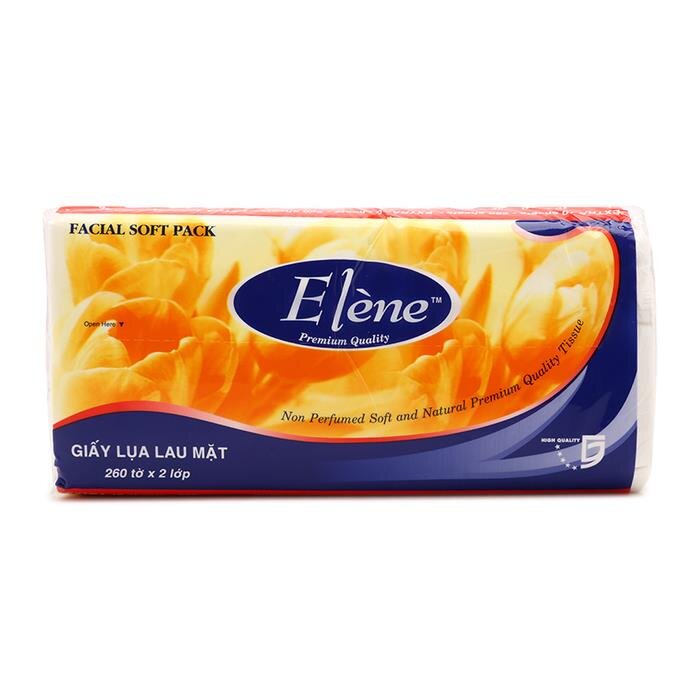Khăn Giấy Lụa 2 Lớp Elene Gói 260 tờ