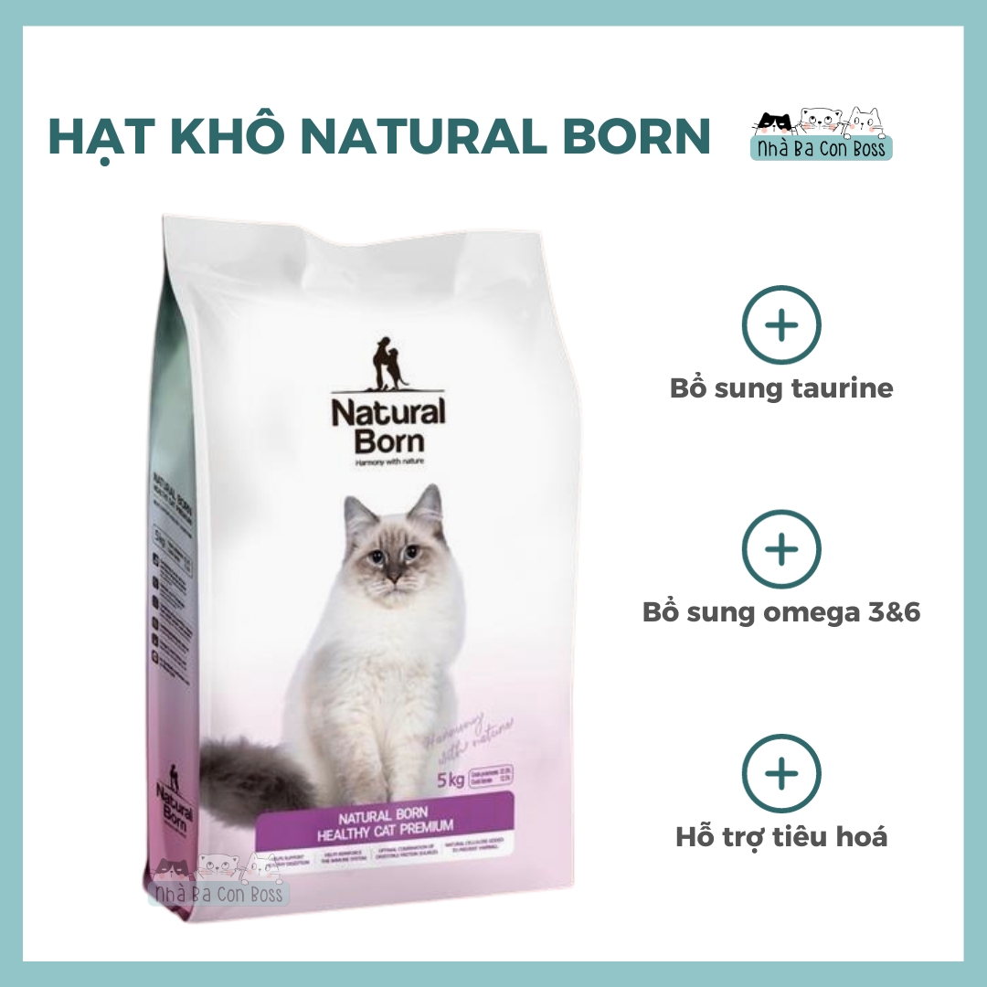 [250g/1kg/5kg] Hạt Cho Mèo Mọi Lứa Tuổi (All Stages) Natural Born