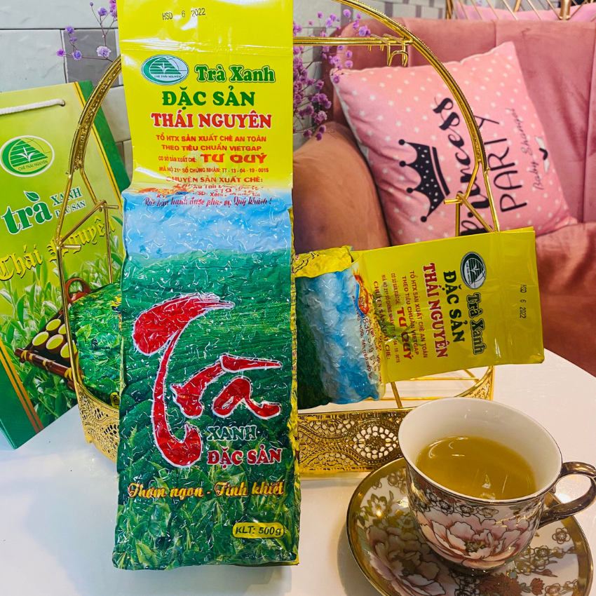 Trà xanh đặc biệt Thái Nguyên Tư Quý(2 gói 200g)