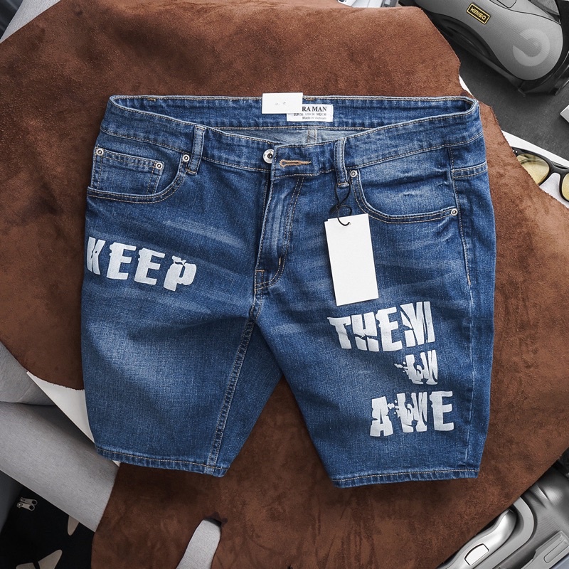 Quần short jean nam size lớn vnxk