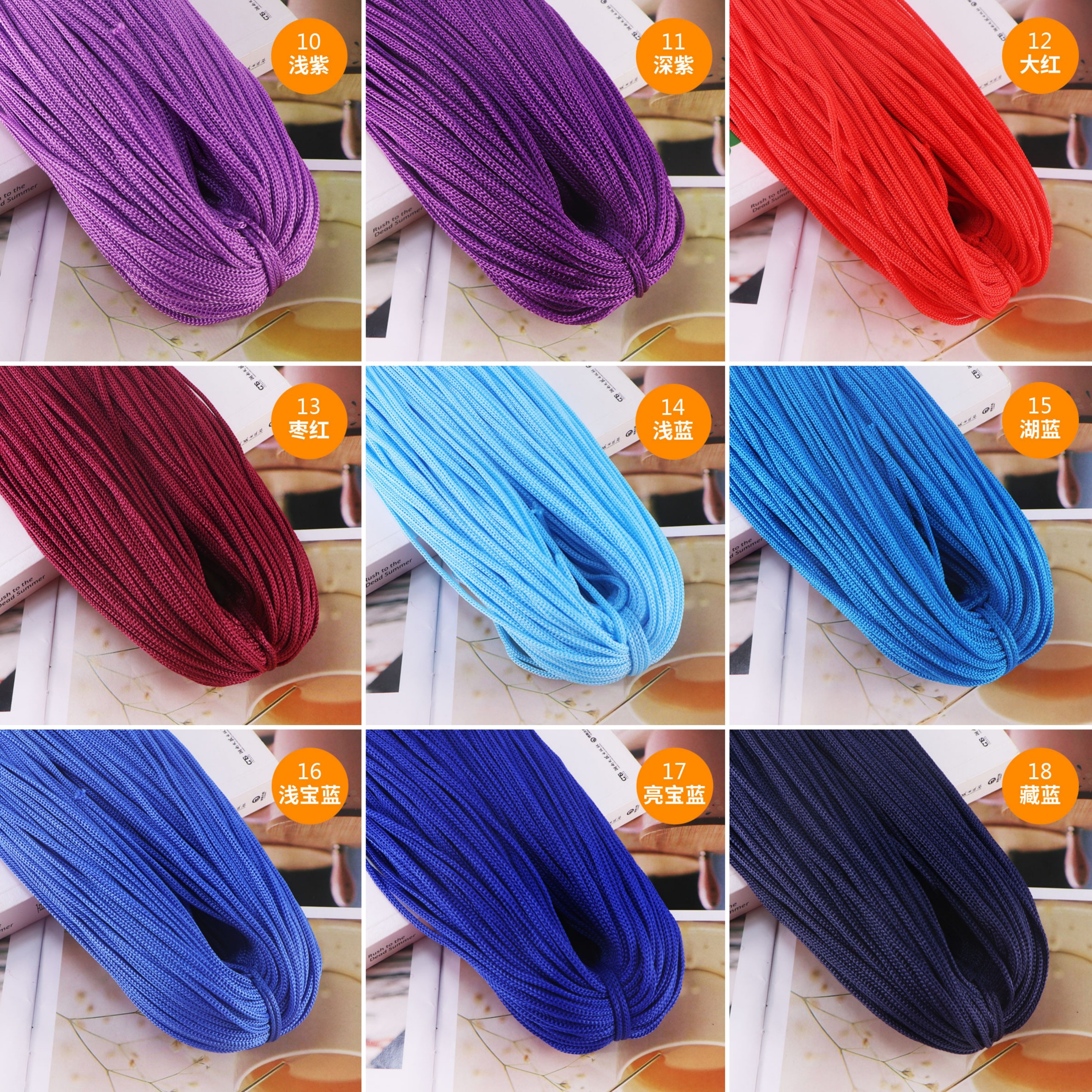 Sợi dù đan móc mũ, túi handmade