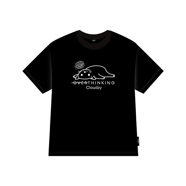 Áo thun baby tee phông trơn cộc tay nữ Cloudzy cổ tròn body vải cotton co giãn BBT OVERTHINKING