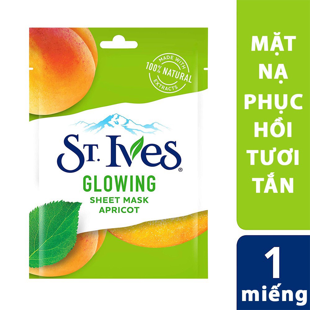 Mặt Nạ Giấy St.Ives Sheet Mask 23ml - Apricot