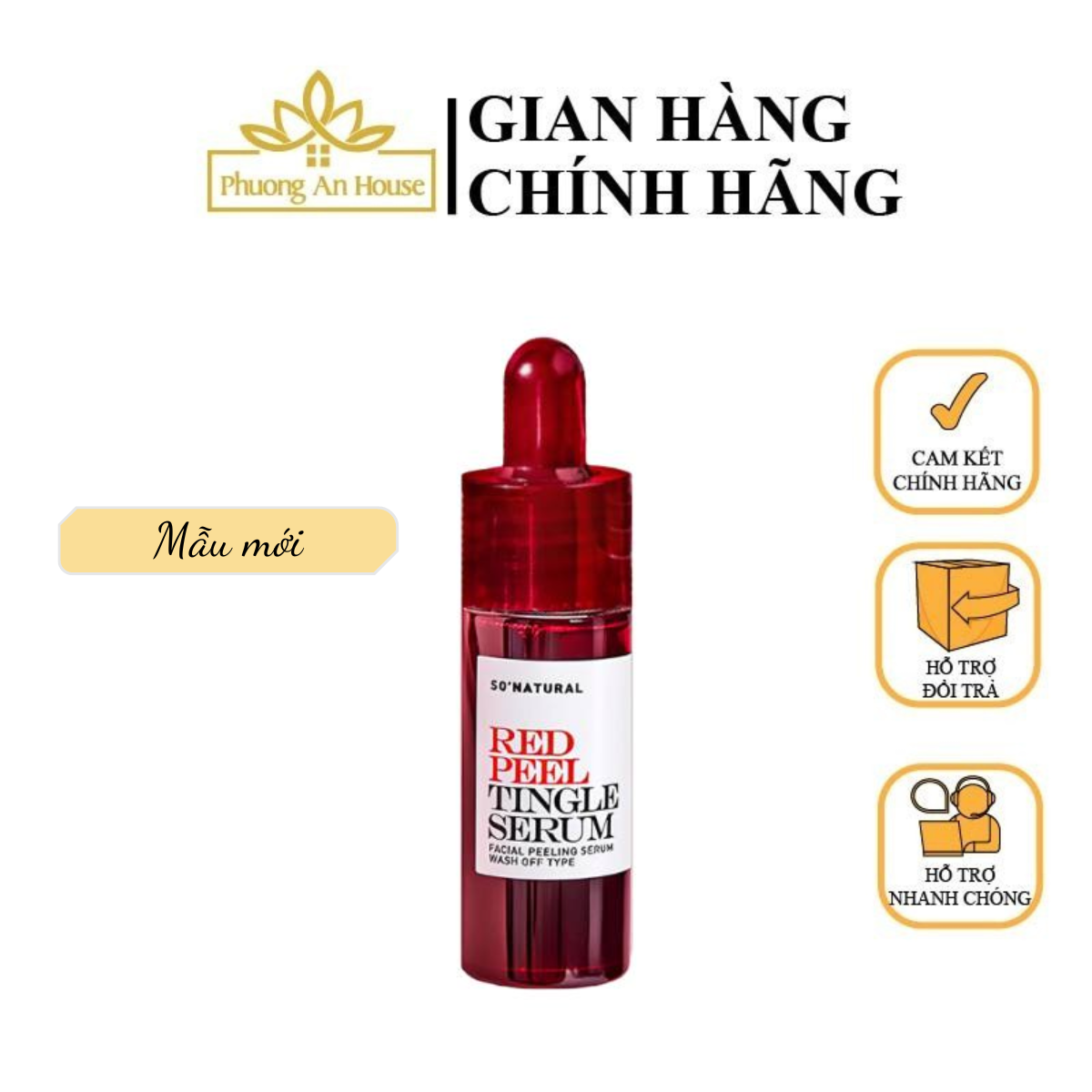 Peel da công nghệ sinh học Red Peel Tingle Serum 11ml - Phương An House