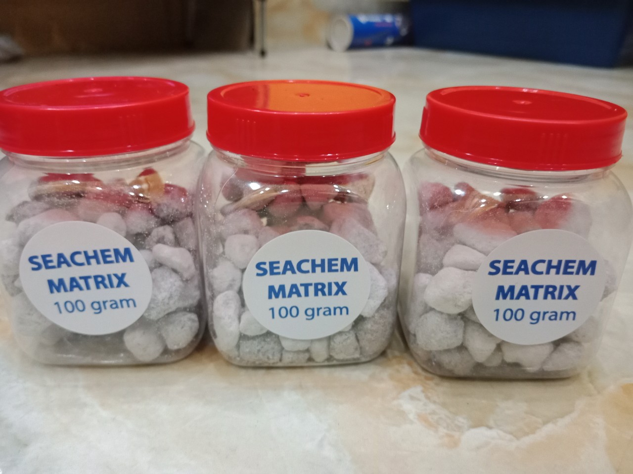Vật liệu lọc Matrix chính hãng Seachem ( hủ 100g - túi 500g - 1 Lít)