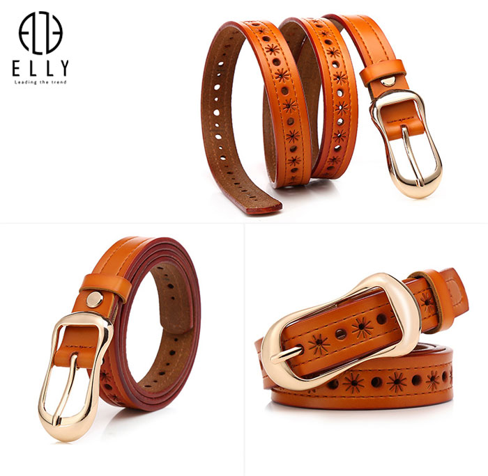 Dây lưng nữ cao cấp da thật ELLY – ED23