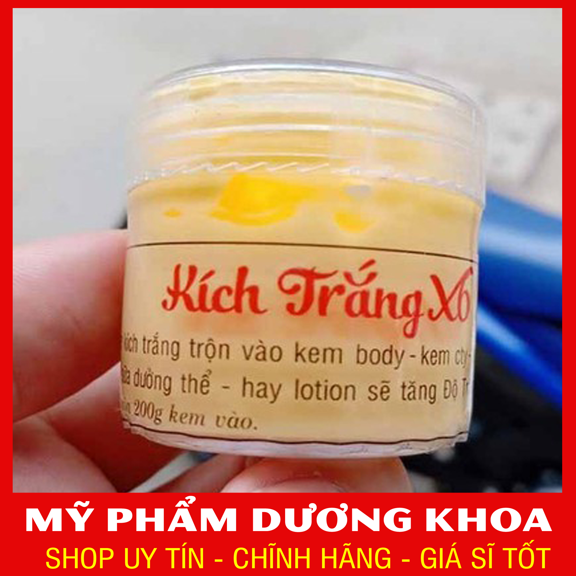 [HCM]Combo 10 kích Trắng X6 nhân sâm trộn kem body