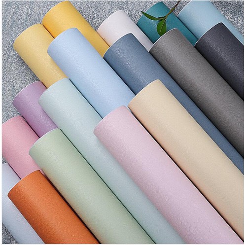 Giấy dán tường sẵn keo một màu (10m x 45cm / cuộn)