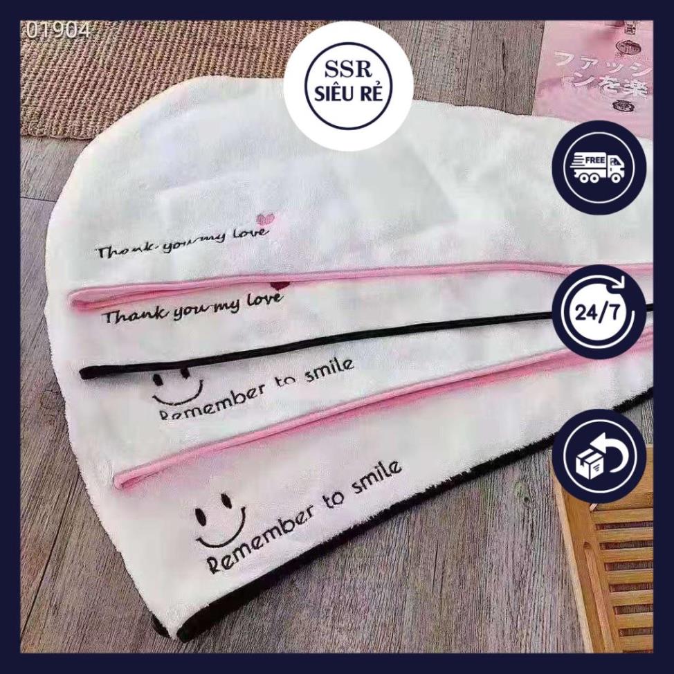 Khăn Quấn Ủ Tóc Mau Khô