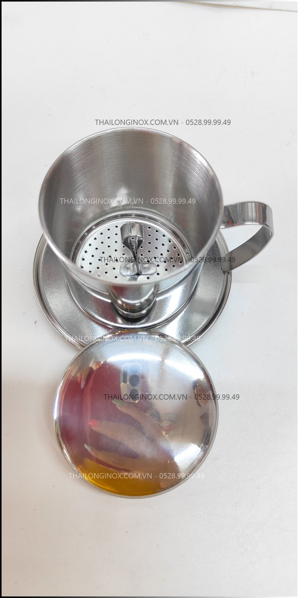 PHIN CAFFE INOX 304 MẠ VÀNG