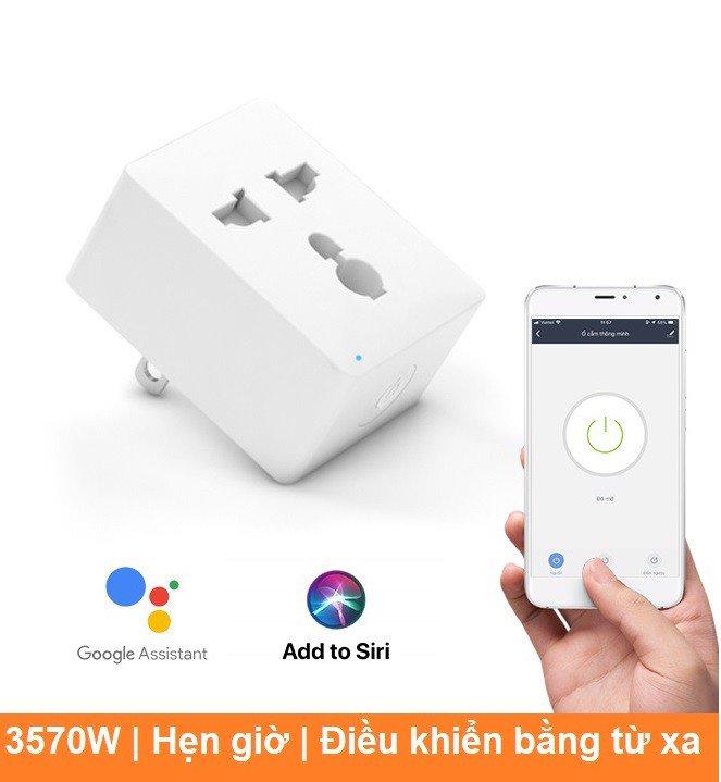Ổ CẮM THÔNG MINH QCT KẾT NỐI WIFI BH 6 Tháng