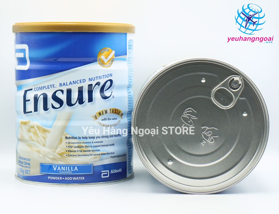 Sữa Bột Ensure Úc 850G (mẫu mới).