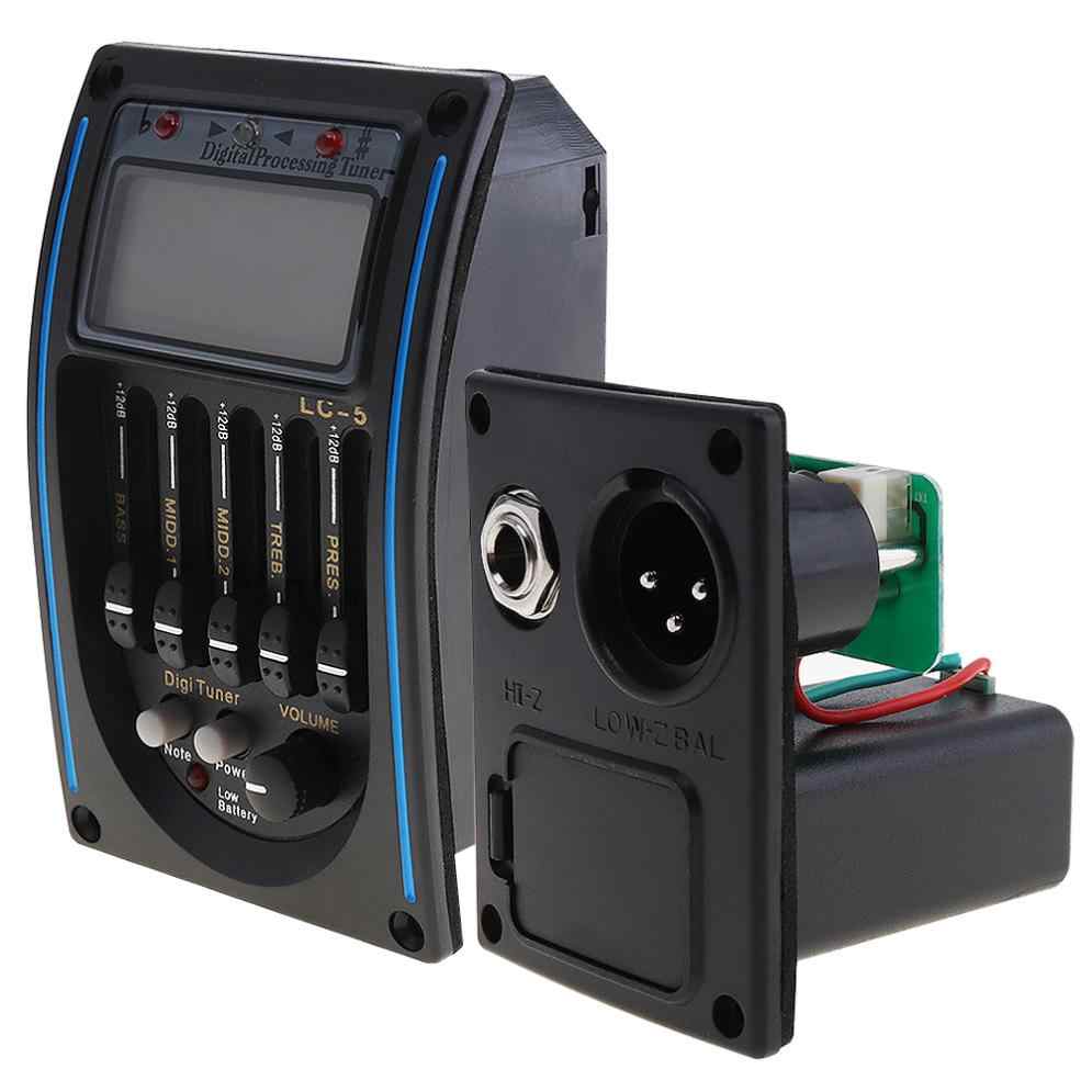Pickup EQ Guitar LC5 kết hợp máy lên dây