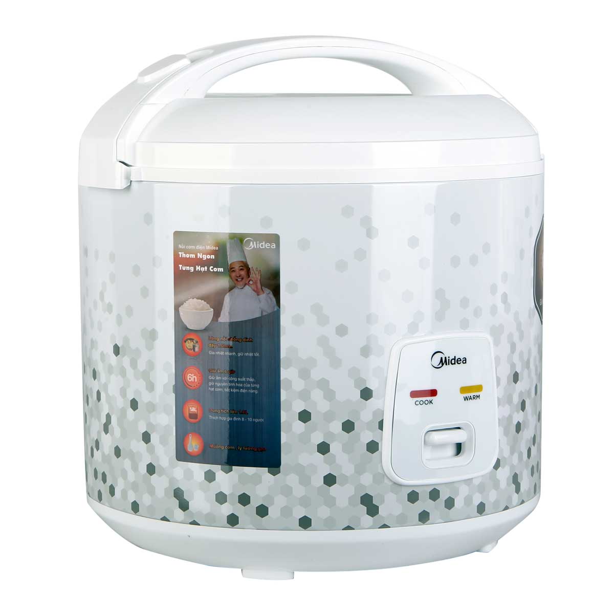 [HCM]Nồi cơm điện 18L Midea MR-CM1821