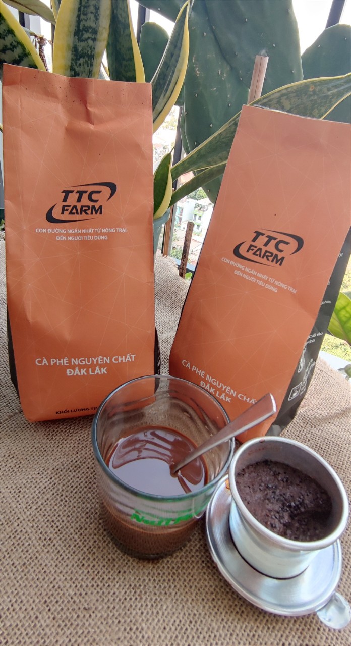 Cà phê nguyên chất TTC FARM 500Gr