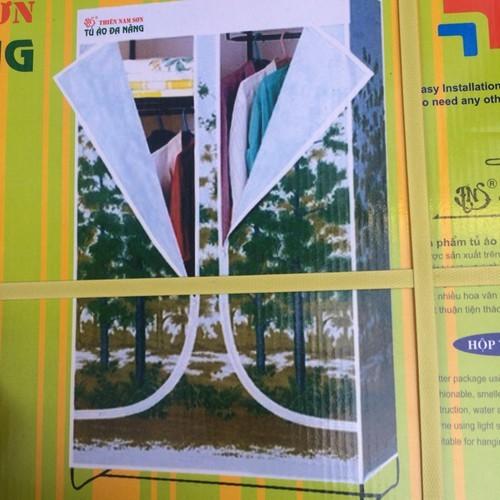 Tủ Vải 2 Buồng Thanh Sắt Thiên Nam Sơn