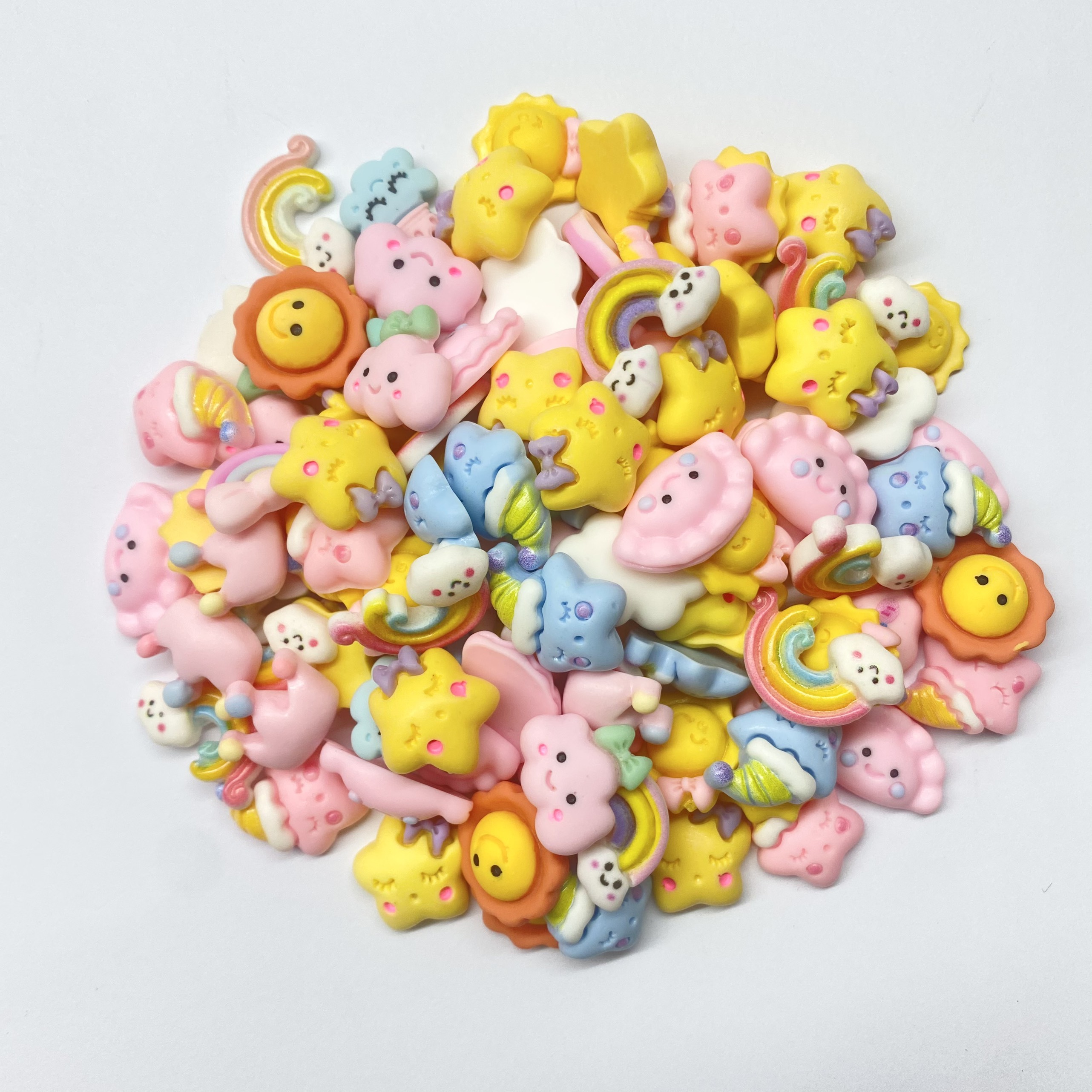 Set kẹp tóc cặp tóc tự làm bằng kem keo DIY Góc Handmade Của Mon