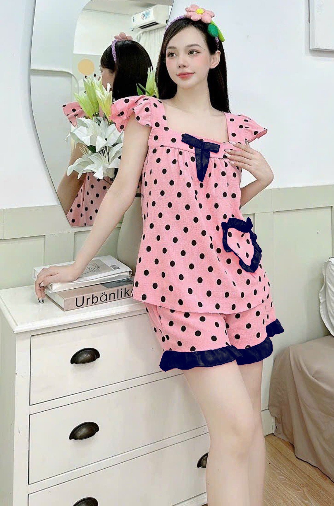 Set bộ đùi vải gạo xốp bi 2 size 48-68kg tùy chiều cao nhẹ nhàng thời trang, mềm mát