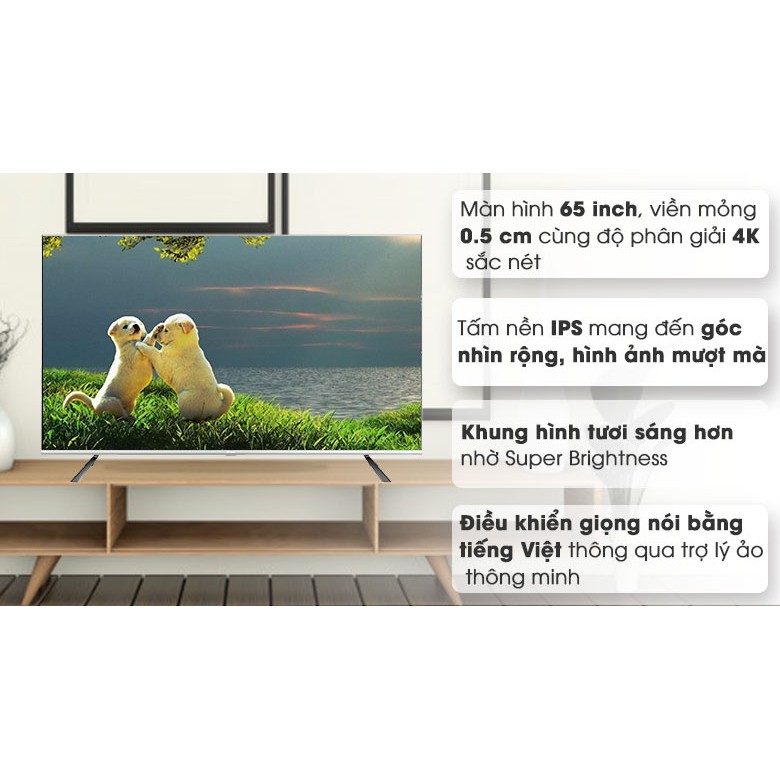 [HCM]Smart tivi Casper 4K 65 inch 65UG6000 (Miễn phí giao tại HCM-ngoài tỉnh liên hệ shop )