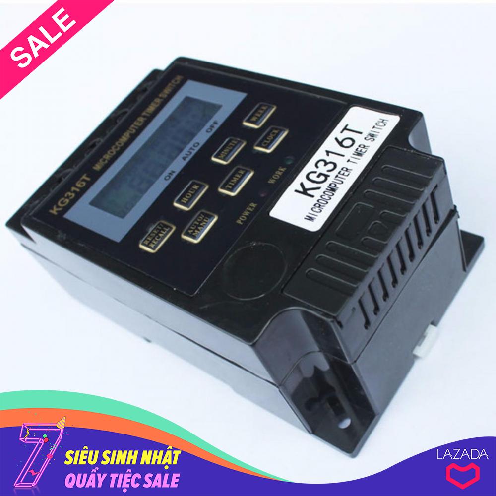 Công tắc hẹn giờ điện tử 16 chu kỳ Bật Tắt Mở - KG316T (loại có biến áp cách ly)