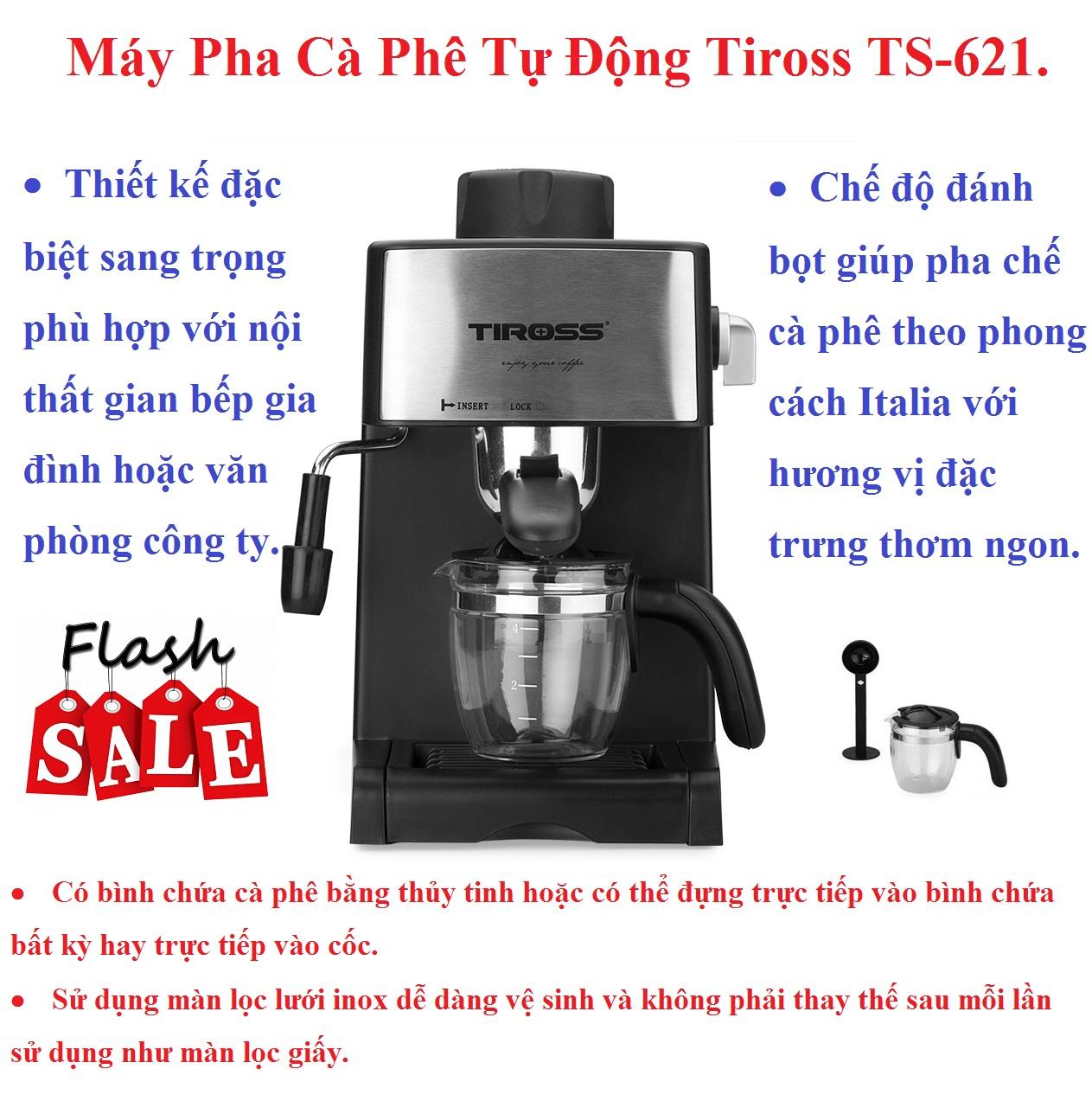 Máy pha cà phê tự động Tiross TS-621.