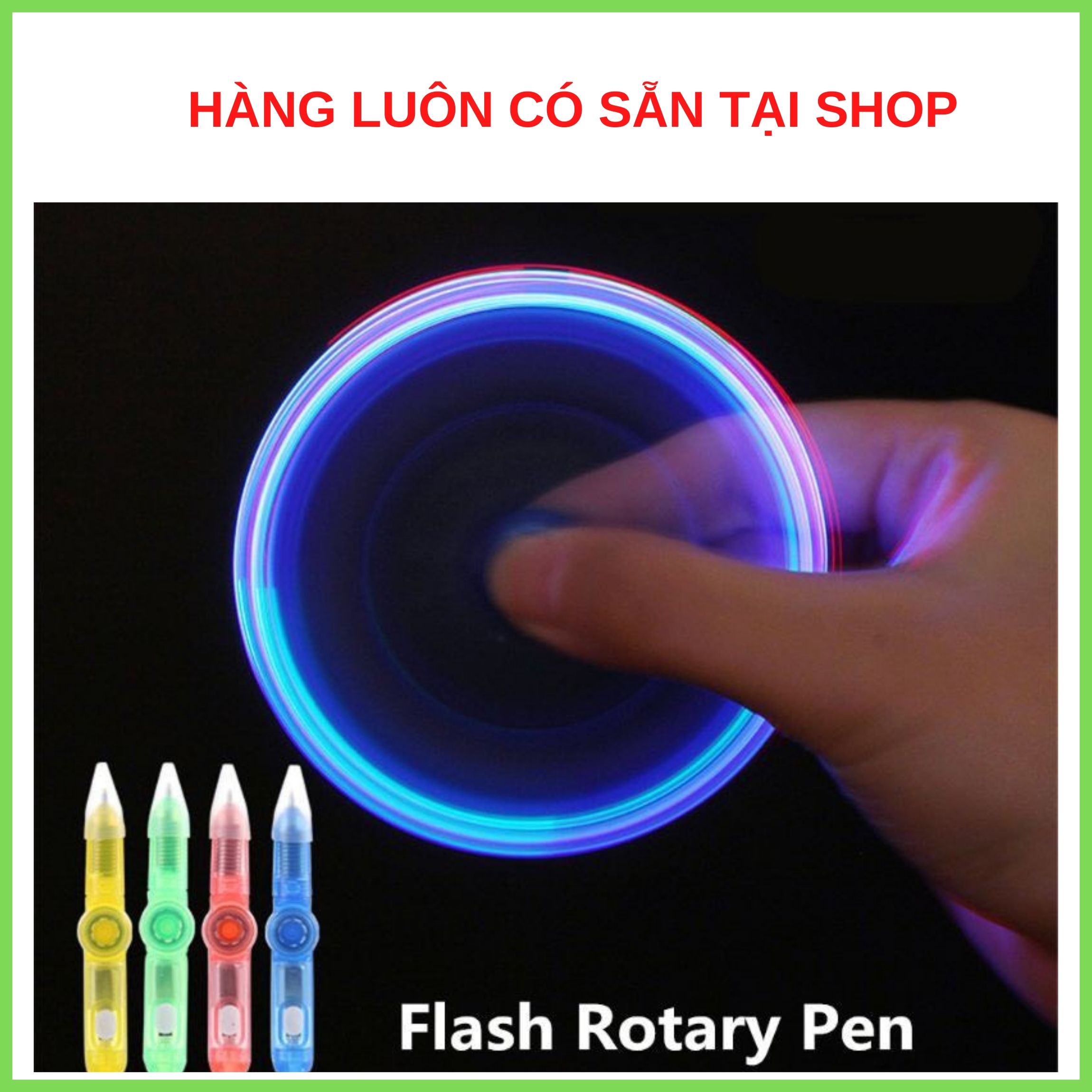 Bút Xoay Có Đèn Led, Hình Con Quay Phát Sáng ,Giúp Giảm Căng Thẳng Độc Đáo.