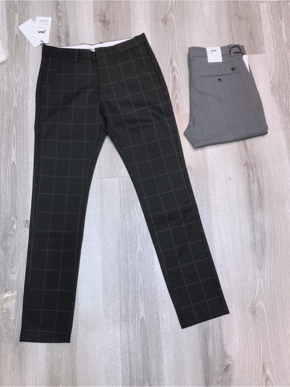 [HCM]QUẦN TÂY ÂU NAM MÀU ĐEN SỌC CARO ĐẸP PHONG CÁCH LỊCH LÃM THỎ TÂY SHOP94 TA07