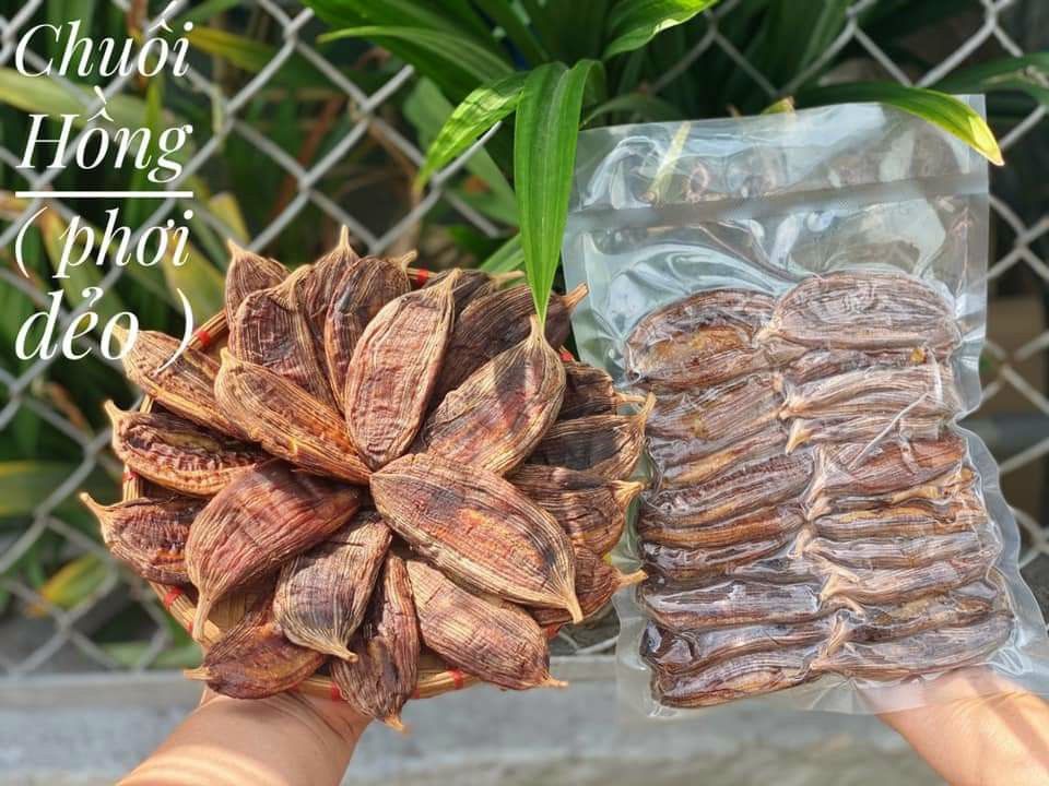 Chuối hồng sấy dẻo 500g