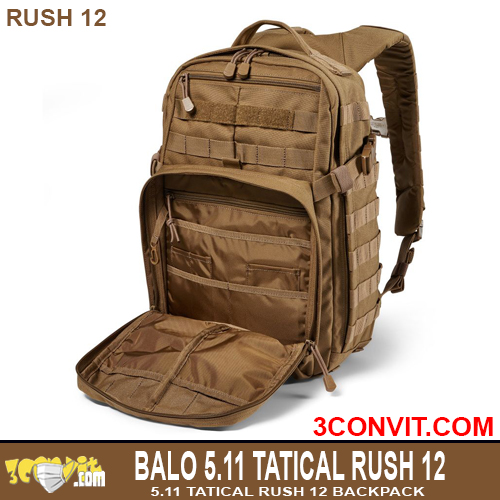 Balo phong cách chiến thuật 5.11 Tactical Rush 12