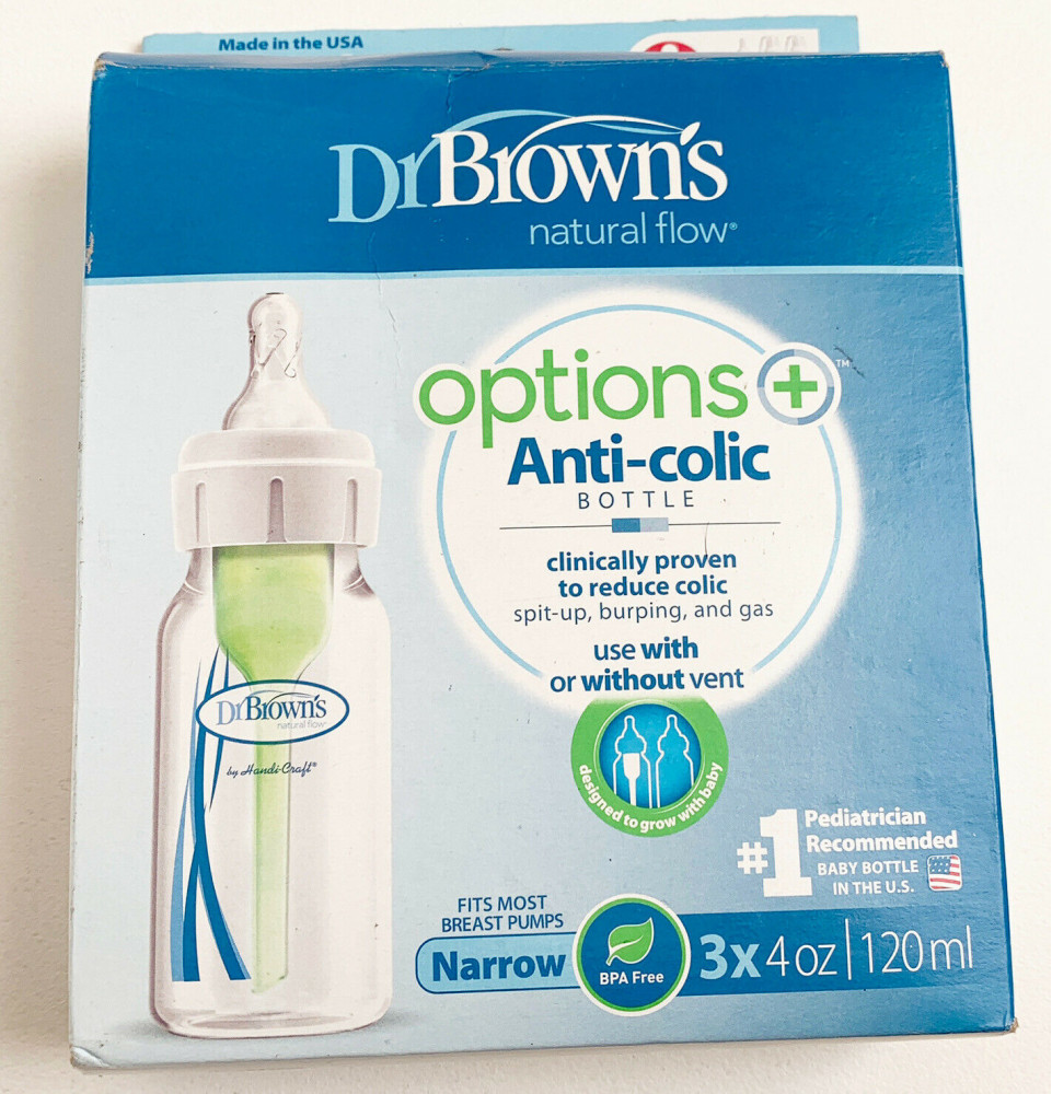 SET 3 BÌNH SỮA DR BROWNS NATURAL FLOW ANTI COLIC 120ML / 250ML (HAY OPTIONS PLUS )