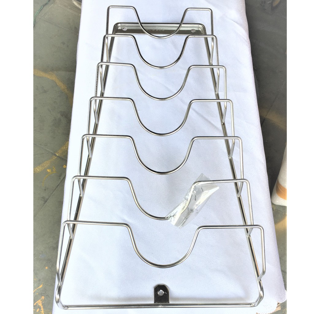 Shelf for swing lid saucepan pot Wall (6 layers)