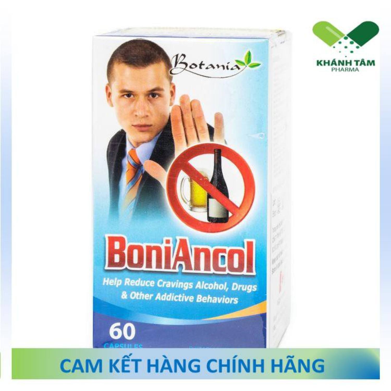 BoniAncol (Hộp 60 viên) - Giúp cai rượυ, bảo vệ gan [Boni ancol]