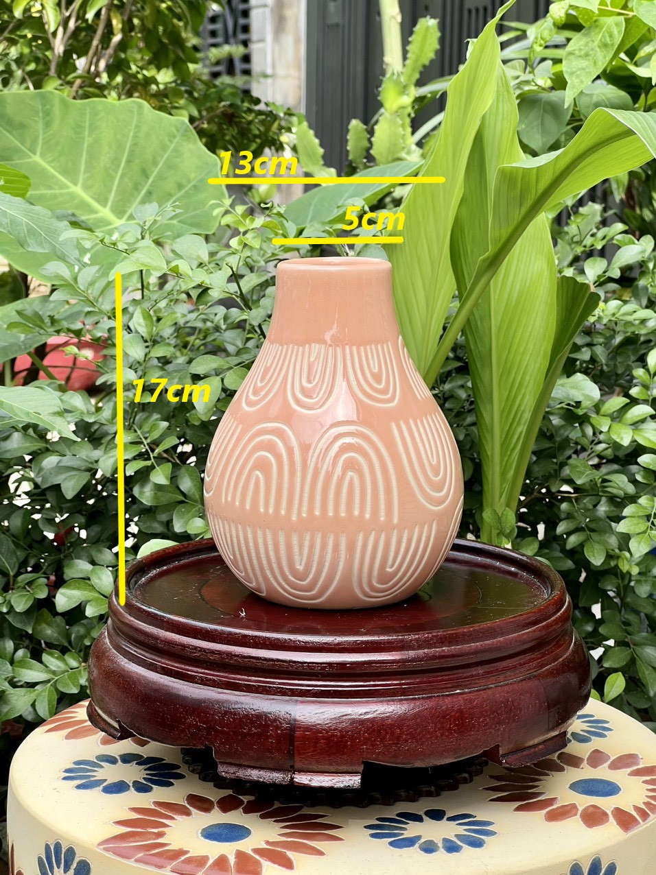 Bình hoa trang trí decor gốm sứ xuất khẩu dùng cấm hoa trang trí