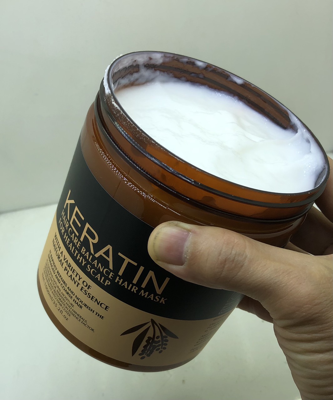 [Phục hồi tóc hư tổn]Kem ủ tóc KERATIN COLLAGEN 1000ML LAVENDER BRAZIL NUT