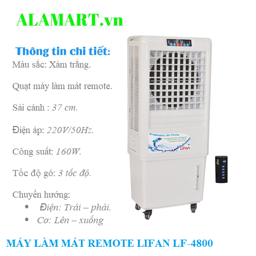[Trả góp 0%]Thiết Bị Làm Mát Di Động Lifan LF-4800