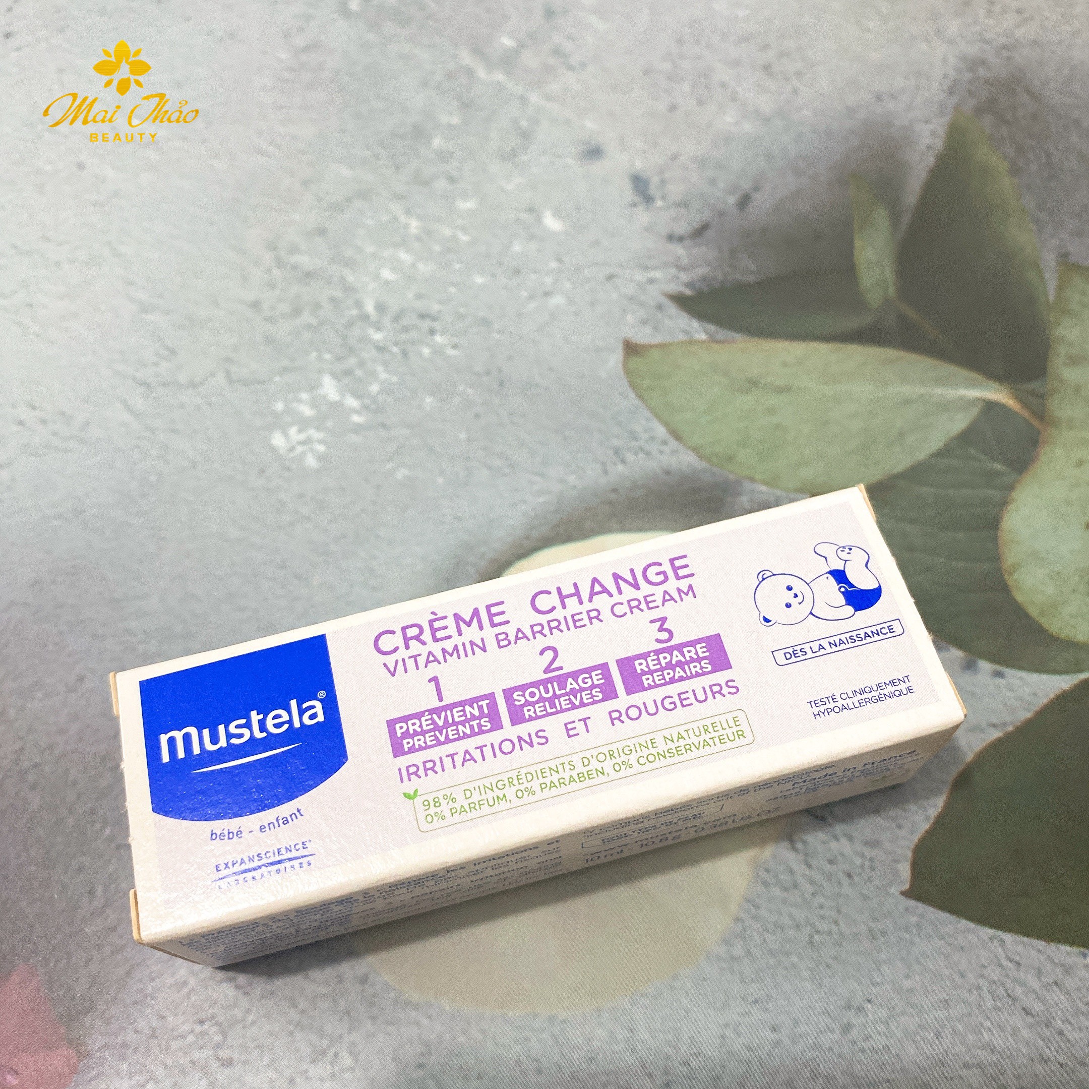 Kem Chống Hăm Tã Cho Trẻ Sơ Sinh & Em Bé Mustela (10ml)