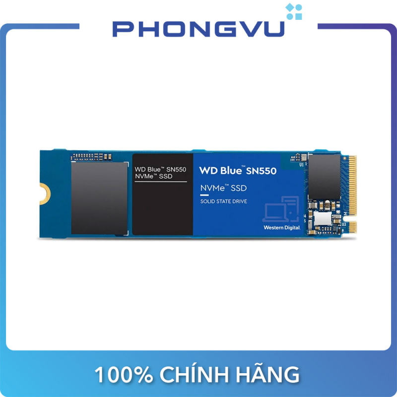 Bảng giá Ổ cứng SSD WD Blue SN550 250GB M.2 2280 NVMe Gen3 x4 (WDS250G2B0C) - Bảo hành 5 năm Phong Vũ