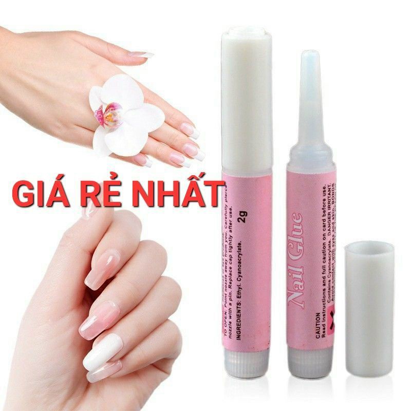 Sỉ 100 chai keo dán móng, 100 chai keo dán móng 2g
