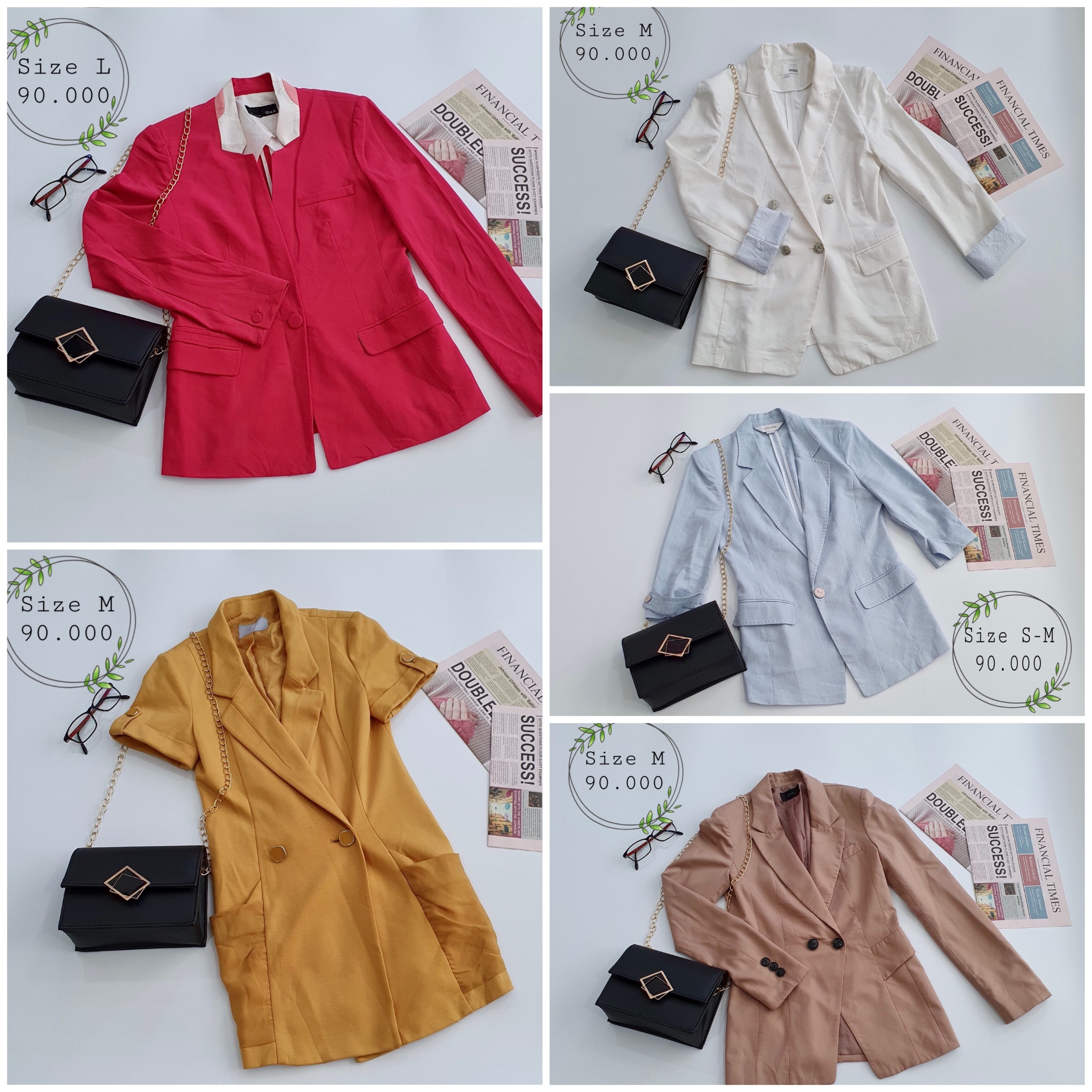 Vest, blazer nữ [2hand] đồng giá 90k