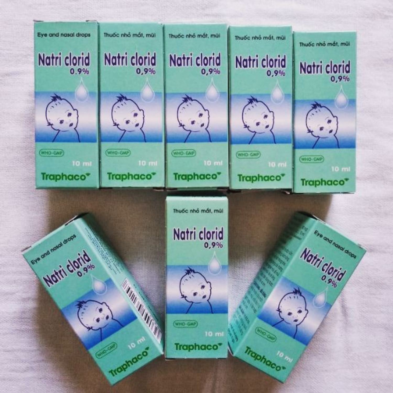 Nước muối sinh lý Natri Clocid 0,9% của Traphaco (Chính hãng)