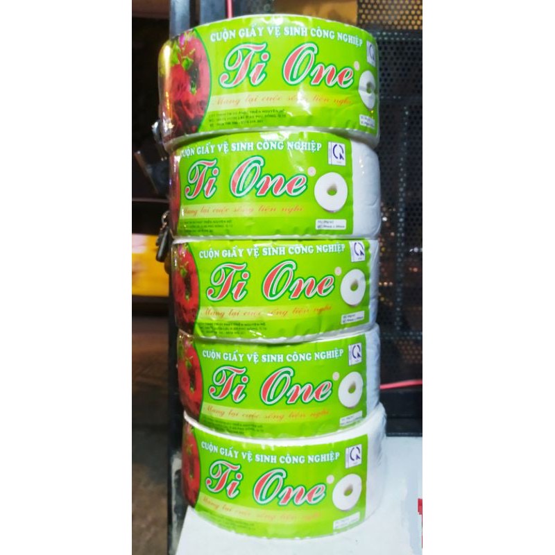 Giấy vệ sinh cuộn lớn Tione 450g