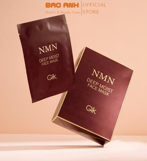 [HSD 2027] Hộp 10 Miếng Mặt Nạ Gik NMN Deep Moisture Face Mask 28ml
