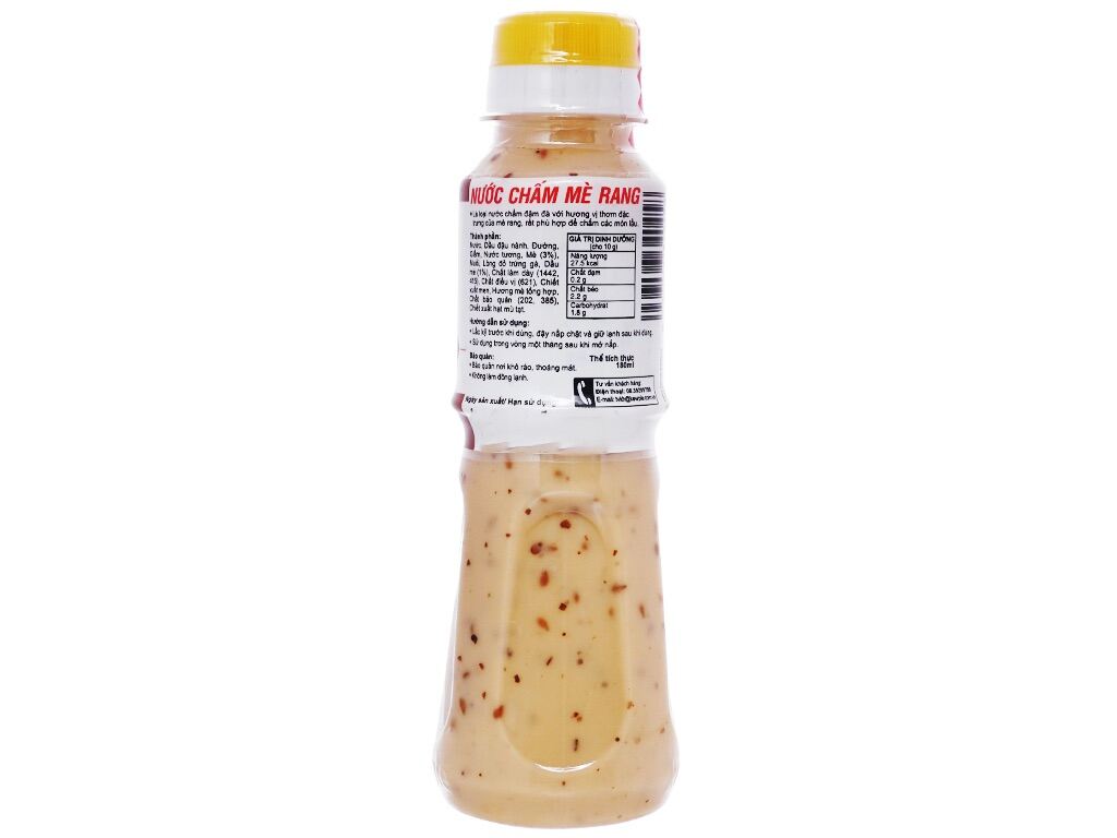 [HCM]Nước chấm sốt mè rang Chai 180ml - nước chấm mè rang
