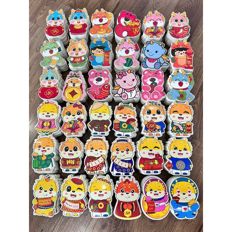 100 Bao Lì Xì ChiBi 2024 Mẫu Mới Nhất