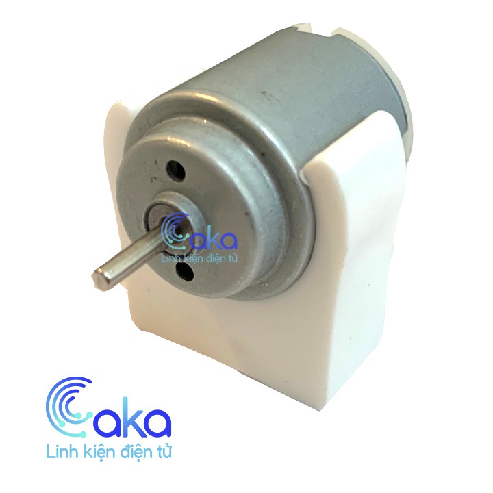 Motor 140 3v-6v, đường kính trục 2mm kèm gá đỡ động cơ