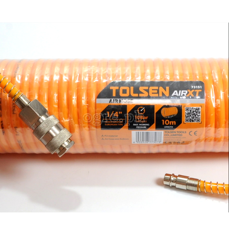 [ CHÍNH HÃNG ] Ống Khí Nén 1/4" Dài ( 10M - 15M ) Tolsen [ Real | TSE ]