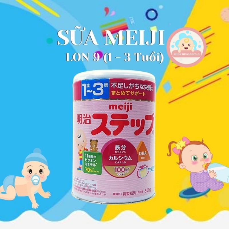 SỮA MEIJI 1-3 NỘI ĐỊA NHẬT 800G