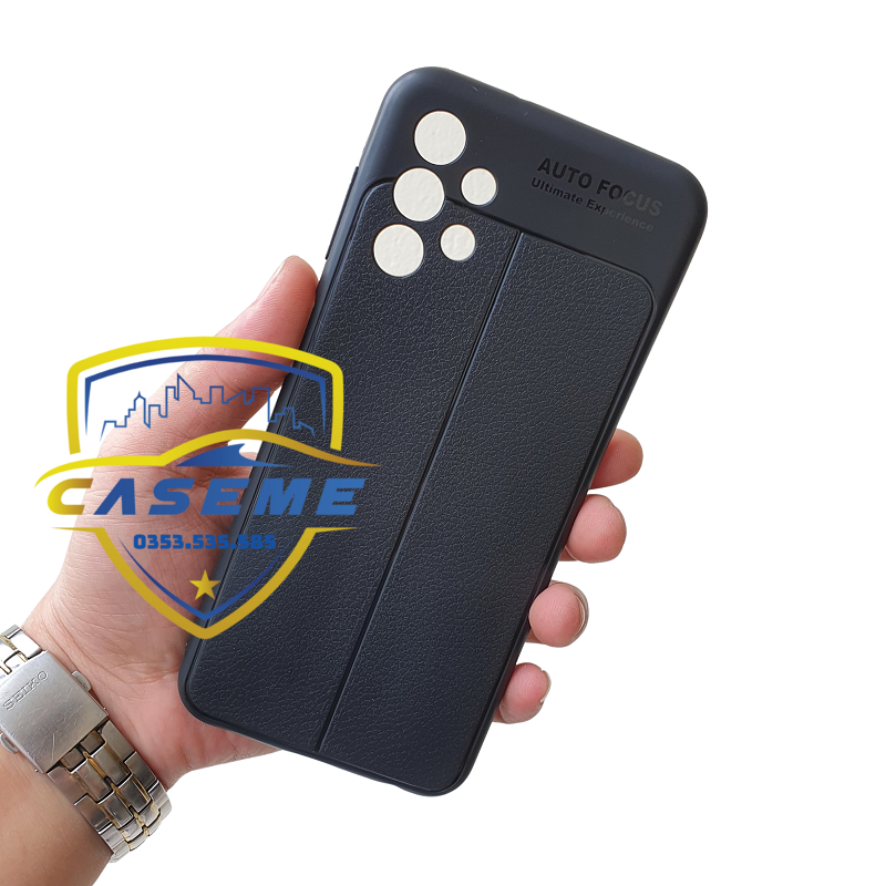 Ốp lưng dành cho Samsung Galaxy A13 4G Auto Focus silicon giả da